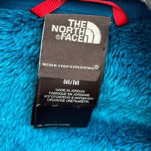 Women’s M half zip Northface fleece kangaroo pocket